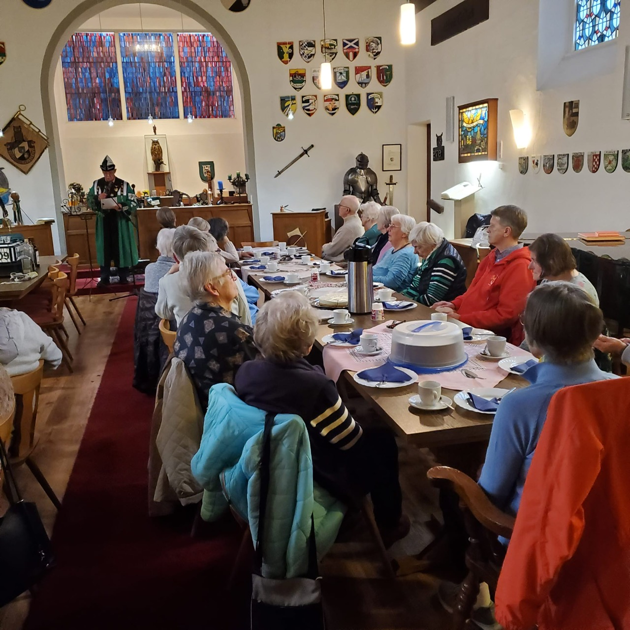 Gruppe „Miteinander unterwegs“ in der ehemaligen Markus-Kapelle